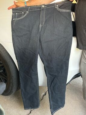 Classic Blue Bedazzled Jeans Womens Size 20